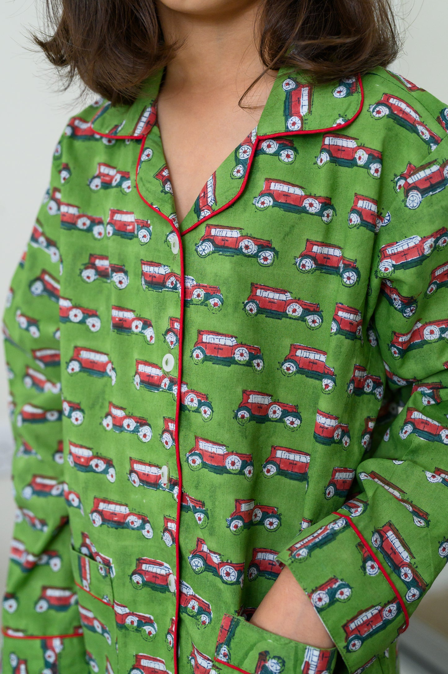 VINTAGE ROADSTER KIDS COTTON PYJAMAS