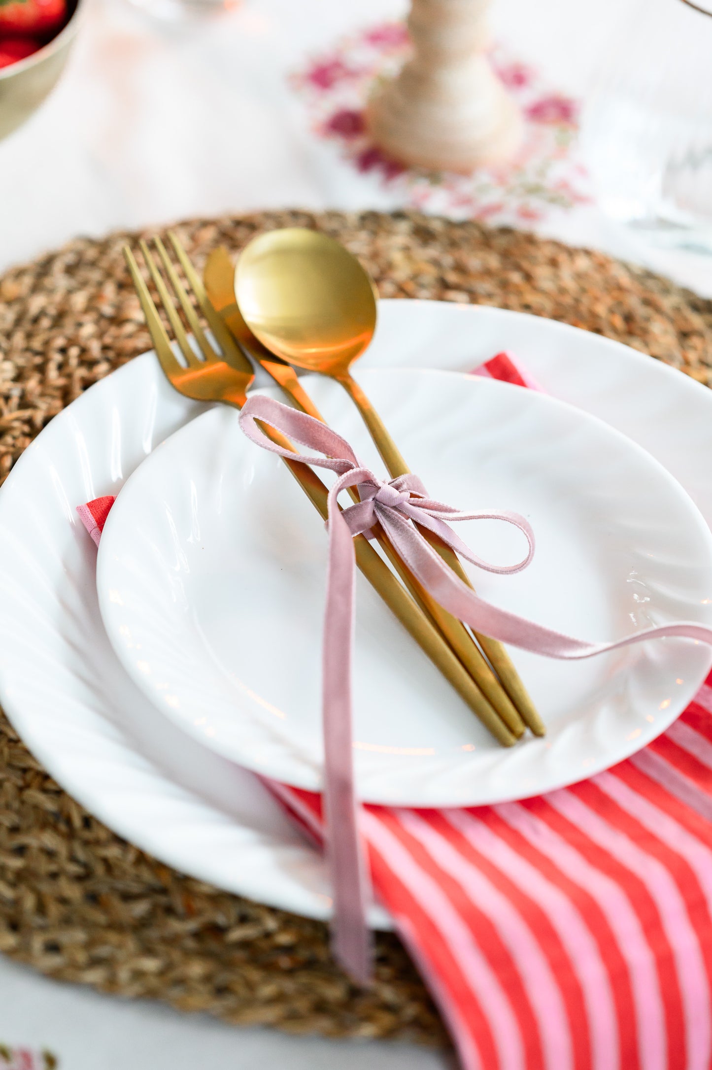 JAIPUR STRIPE BLOCK PRINT NAPKINS